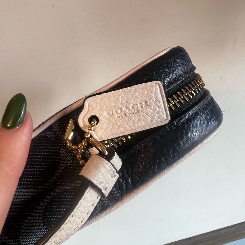 Coach North/South Crossbody In Signature Jacquard denim style - Picture 12 of 14